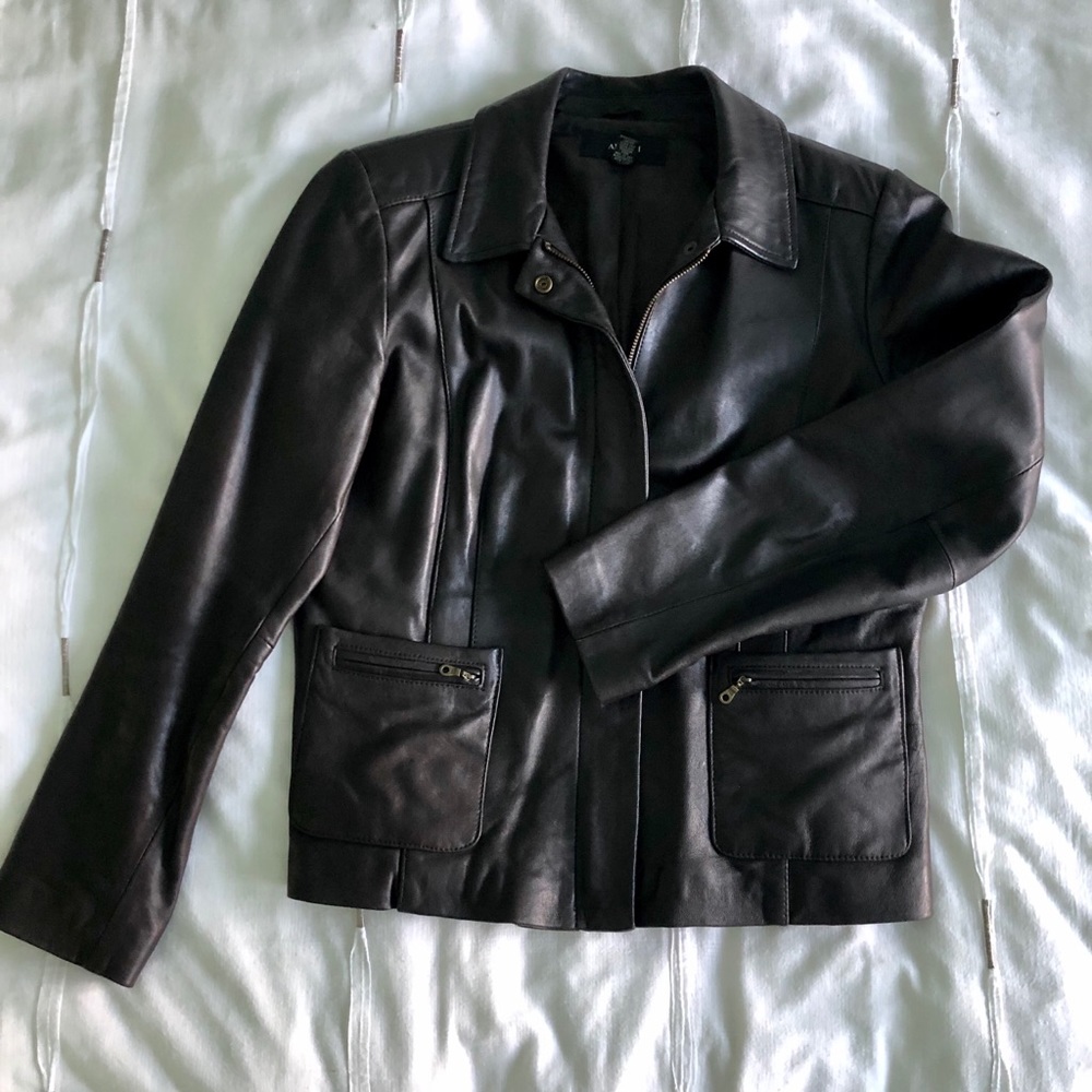 Ladies leather jacket